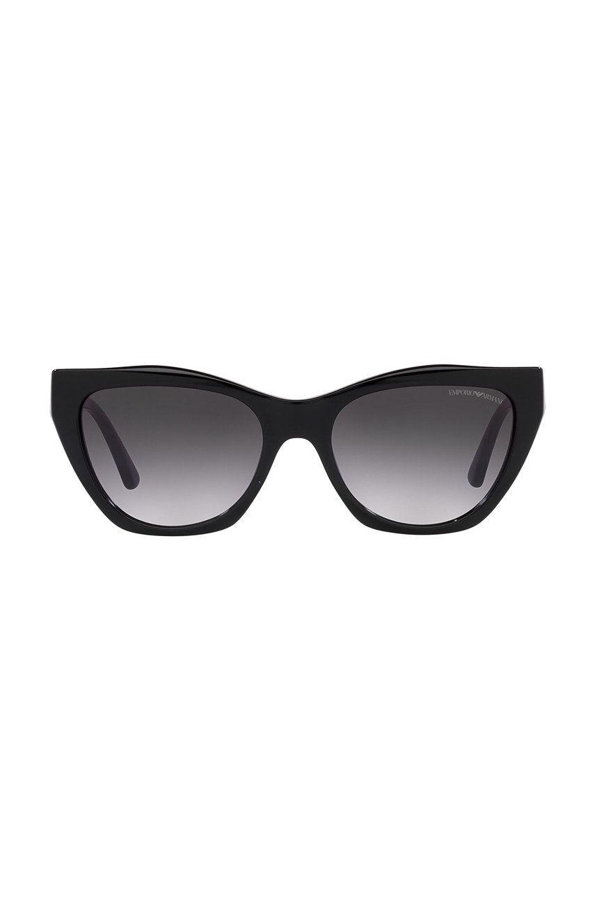 Sluneční brýle Emporio Armani dámské, černá barva - černá -  Umělá hmota