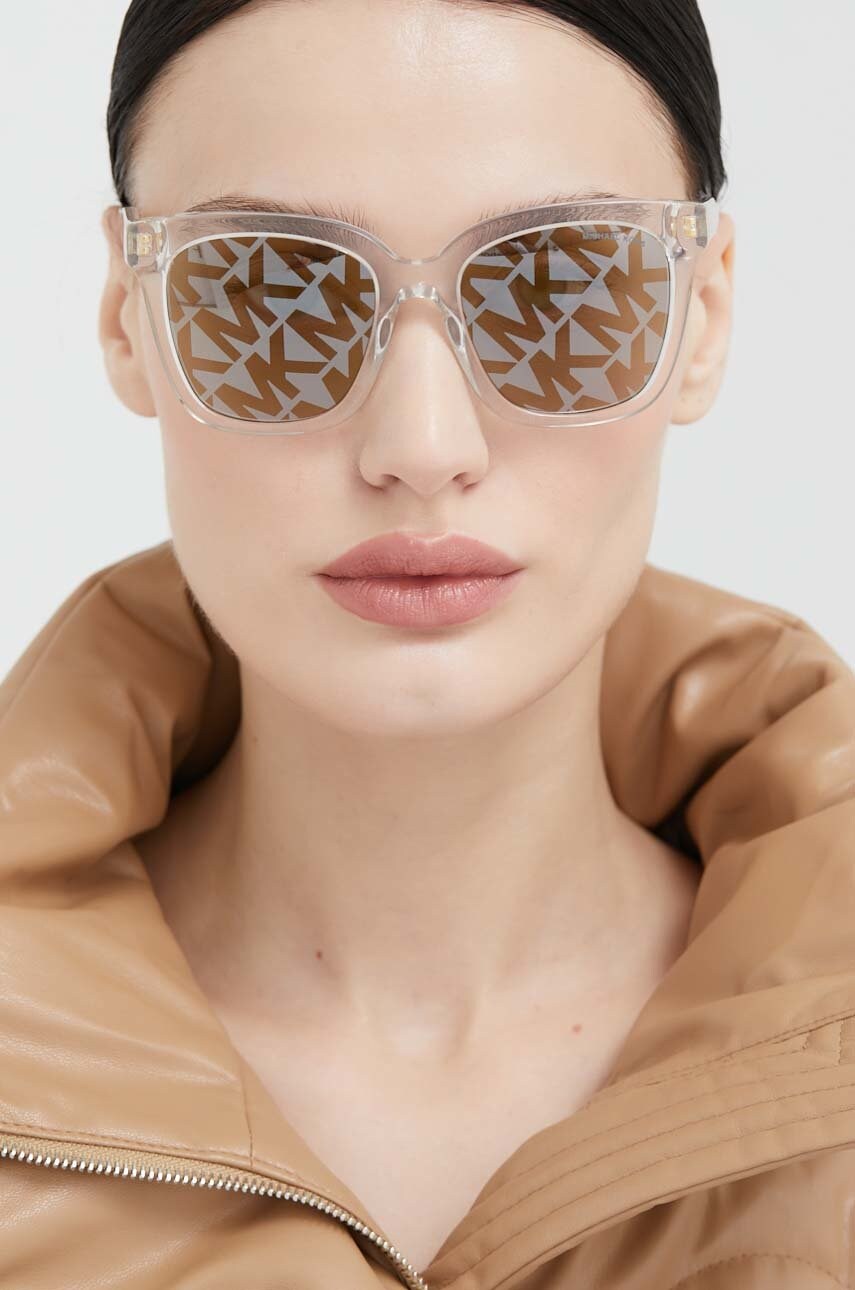 Michael kors ochelari de soare femei, culoarea alb