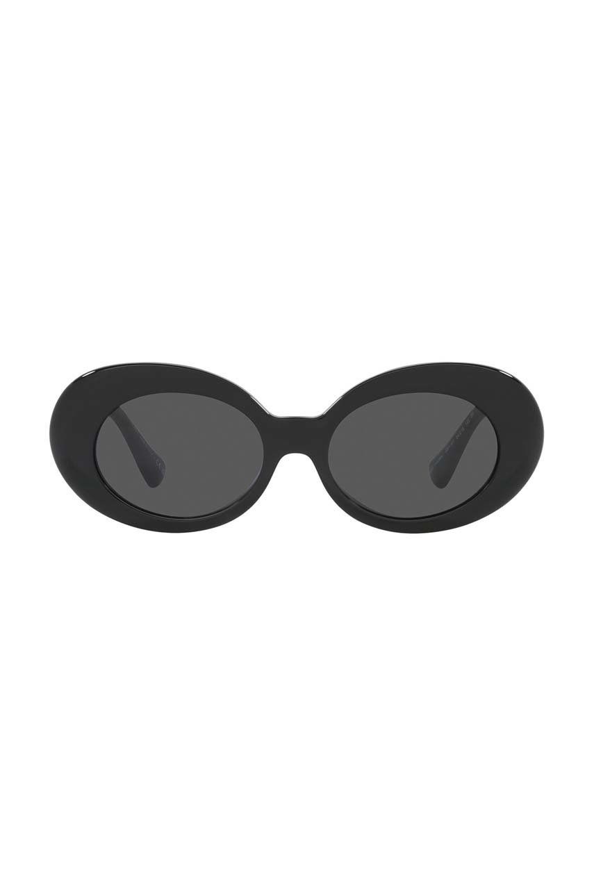Versace ochelari de soare femei, culoarea negru Accesorii imagine noua