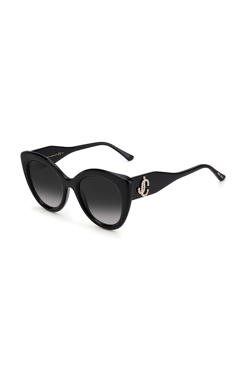 

Сонцезахисні окуляри Jimmy Choo жіночі колір чорний