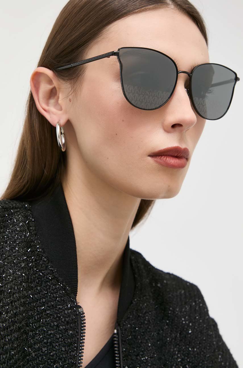 Michael Kors ochelari de soare femei, culoarea negru Accesorii imagine noua
