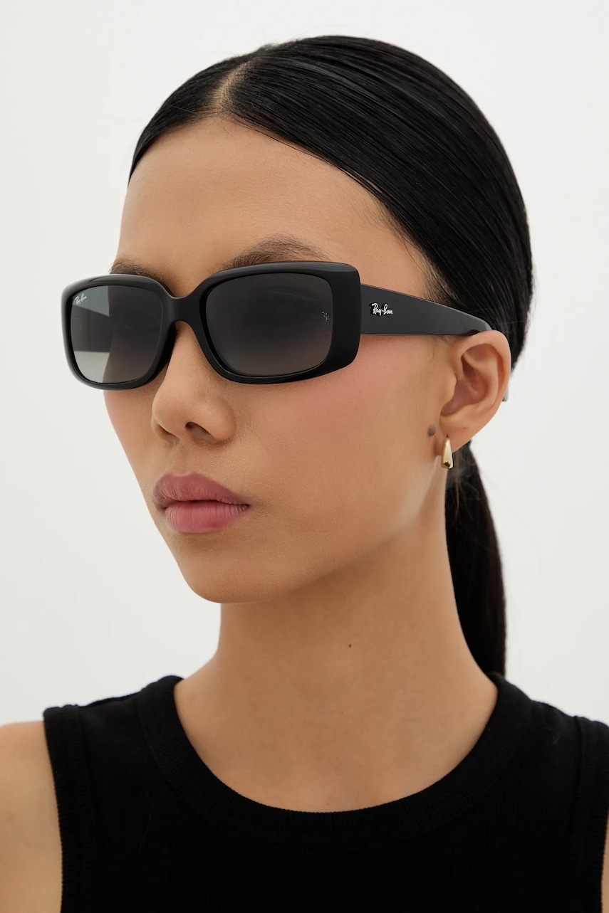 Ray-Ban ochelari de soare femei, culoarea negru