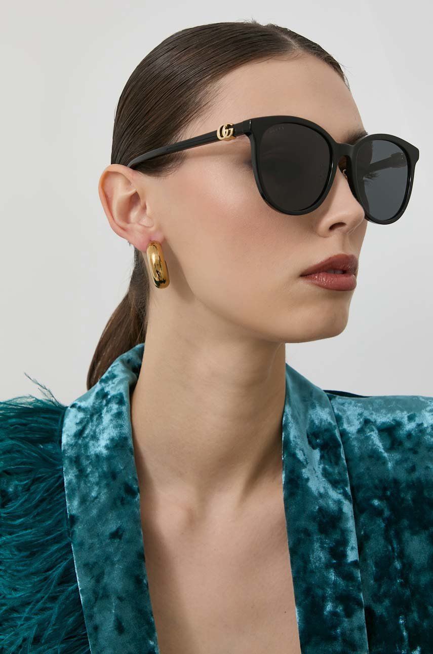 Gucci okulary przeciwsłoneczne GG1180SK damskie kolor czarny