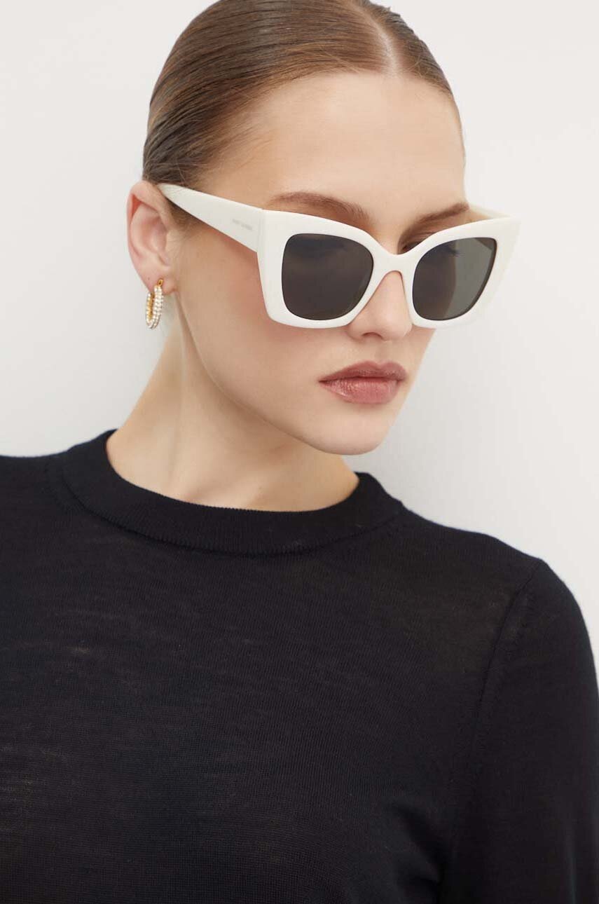 

Слънчеви очила Saint Laurent в бяло, Бял