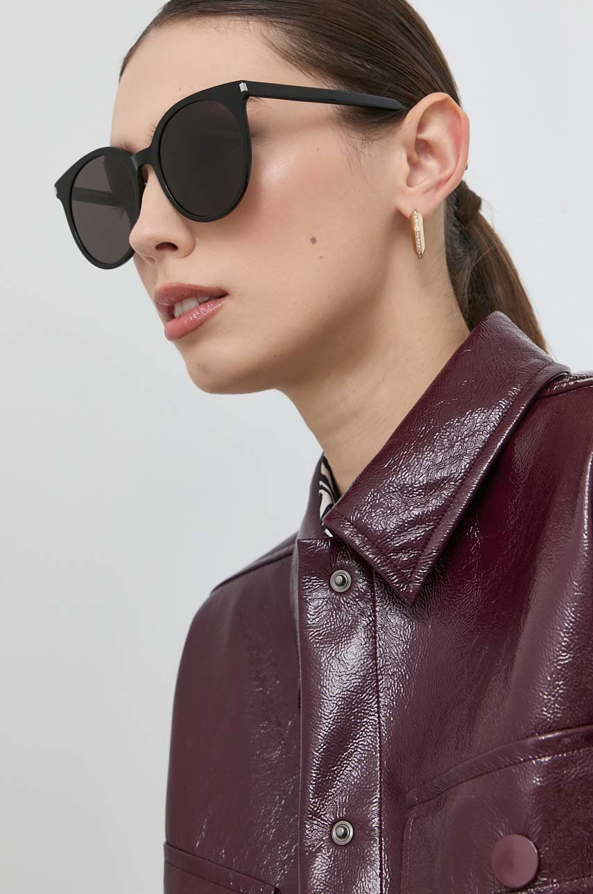 Saint Laurent ochelari de soare SL556 femei, culoarea negru Accesorii imagine noua