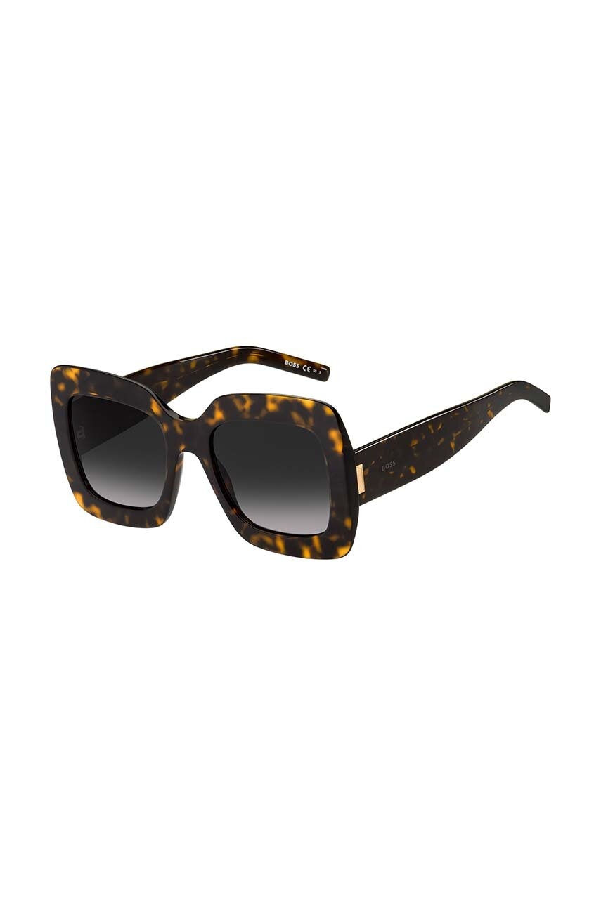 BOSS ochelari de soare femei, culoarea maro BOSS ochelari de soare femei, culoarea maro
