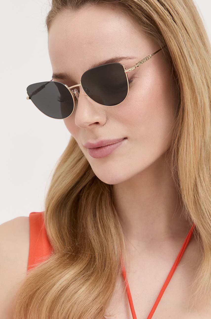 Burberry ochelari de soare femei, culoarea negru Accesorii