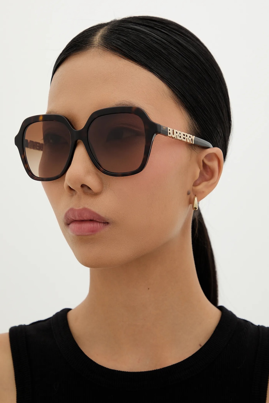 Burberry ochelari de soare femei, culoarea maro