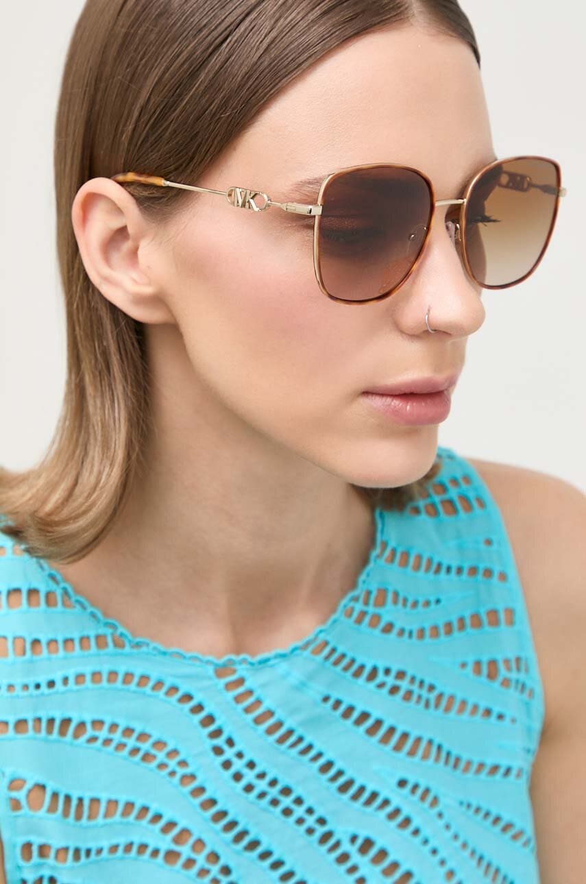 Michael Kors ochelari de soare femei, culoarea rosu