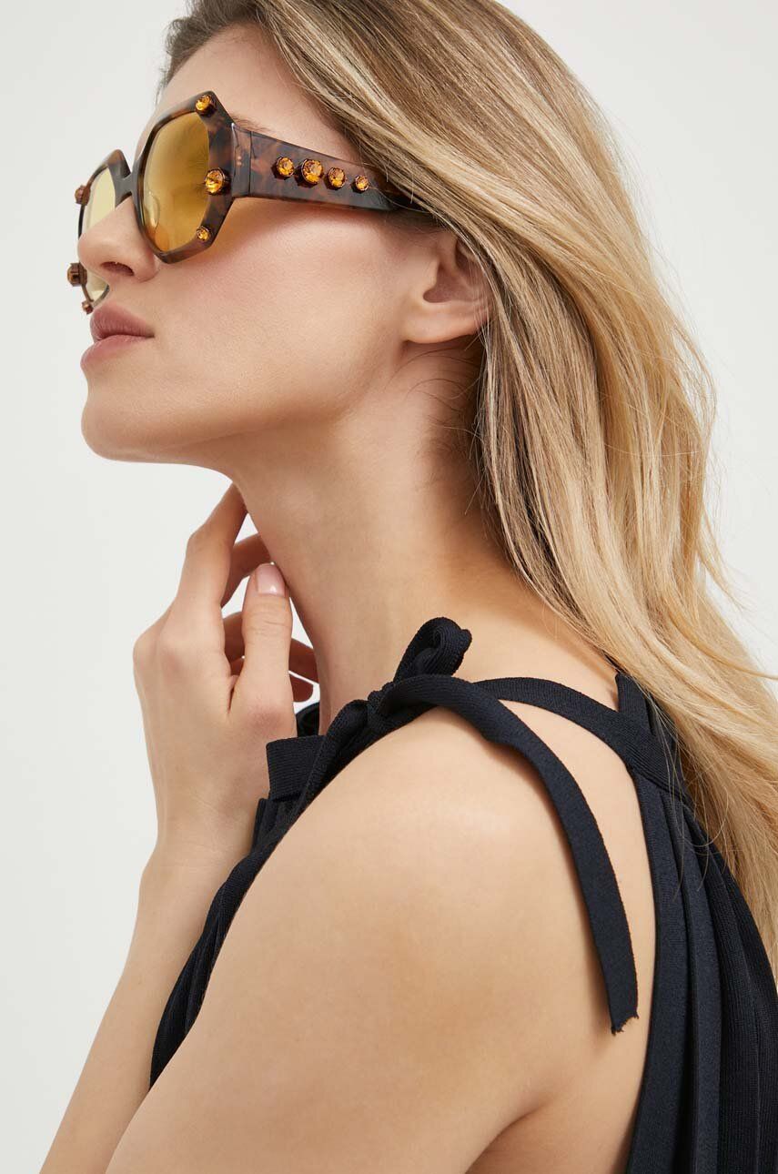 Swarovski ochelari de soare 56349748 CONSTELLA femei, culoarea maro 2023 ❤️ Pret Super answear imagine noua 2022