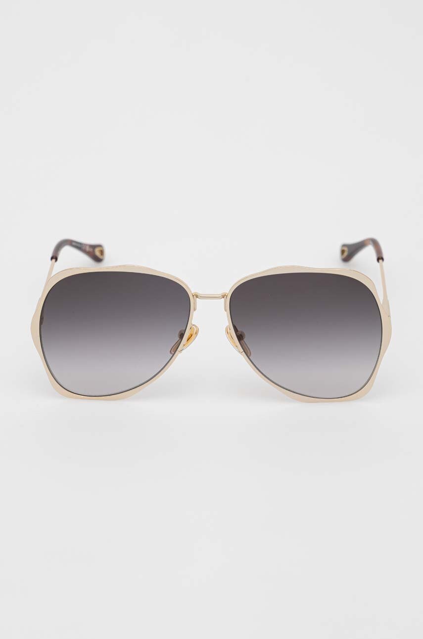 Γυαλιά ηλίου Chloé CH0183S χρώμα: χρυσαφί