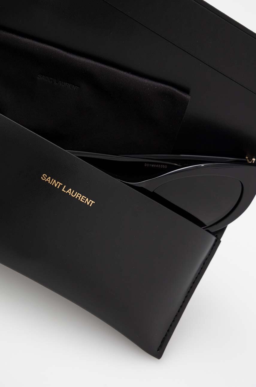 Сонцезахисні окуляри Saint Laurent жіночі колір чорний 