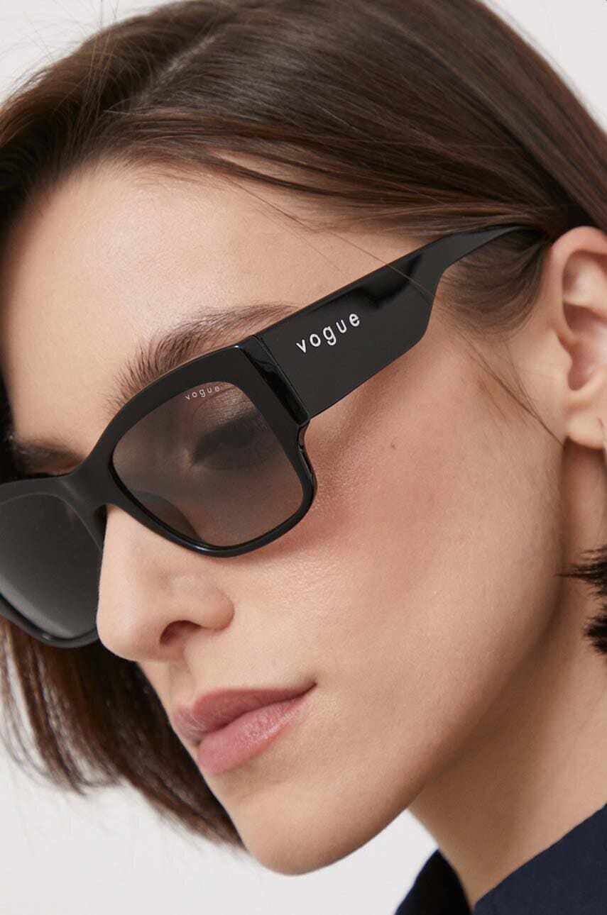 VOGUE ochelari de soare femei, culoarea negru VOGUE ochelari de soare femei, culoarea negru