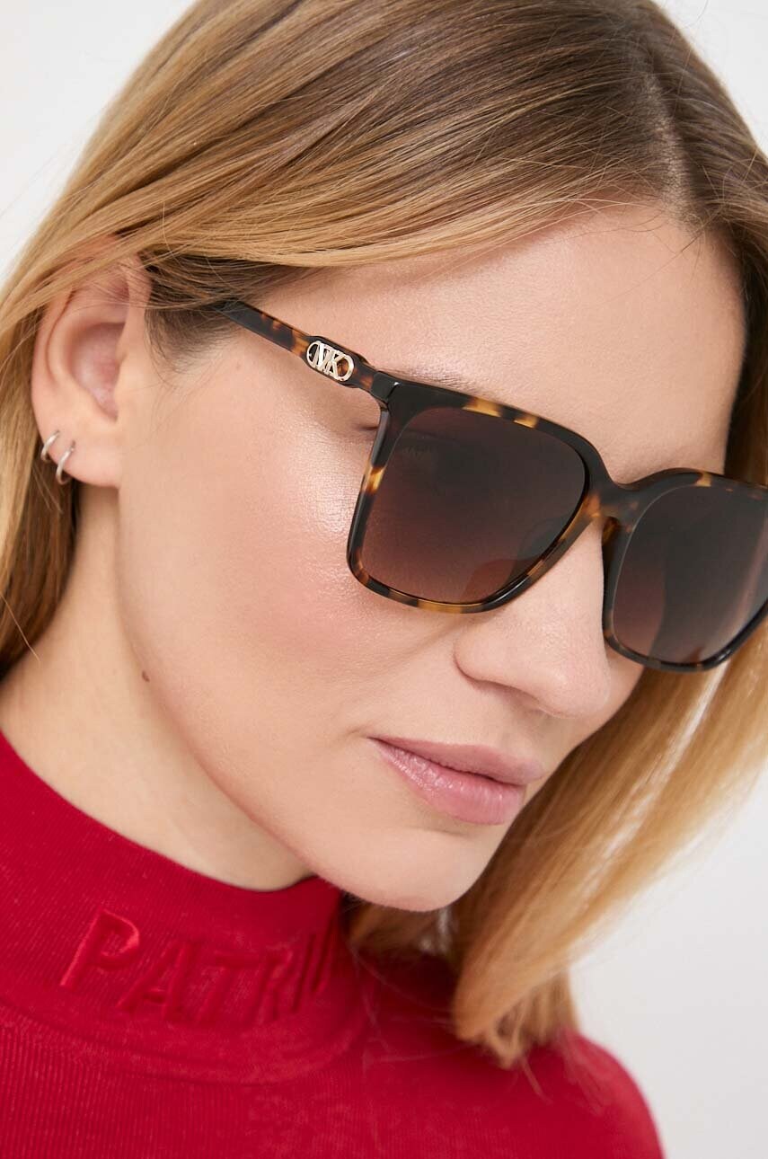 Michael Kors ochelari de soare femei, culoarea maro