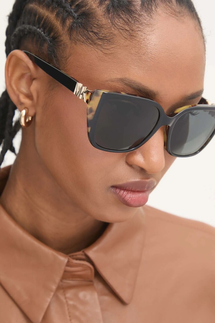 Michael Kors ochelari de soare ACADIA femei, culoarea verde, 0MK2199
