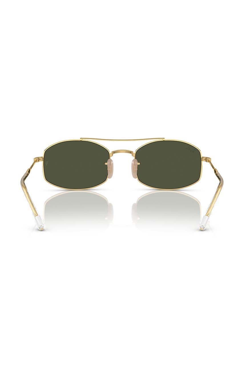 Сонцезахисні окуляри Ray-Ban жіночі колір зелений 
