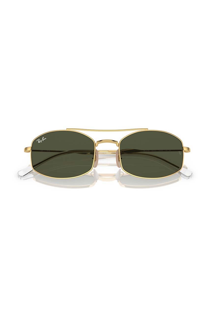 Сонцезахисні окуляри Ray-Ban жіночі колір зелений 