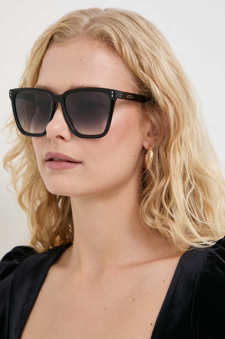 Isabel Marant ochelari de soare 0151/S femei, culoarea negru