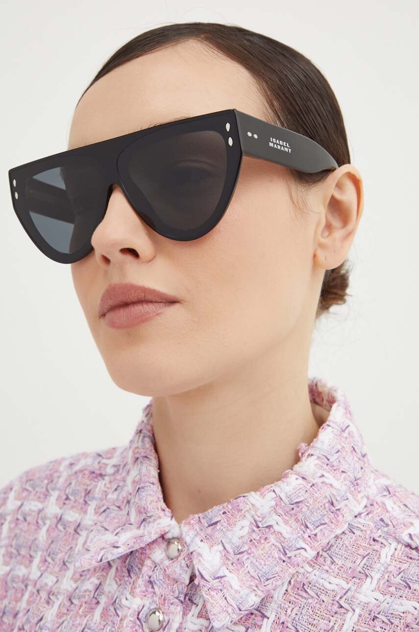 Isabel Marant ochelari de soare femei, culoarea negru, IM 0171 G S