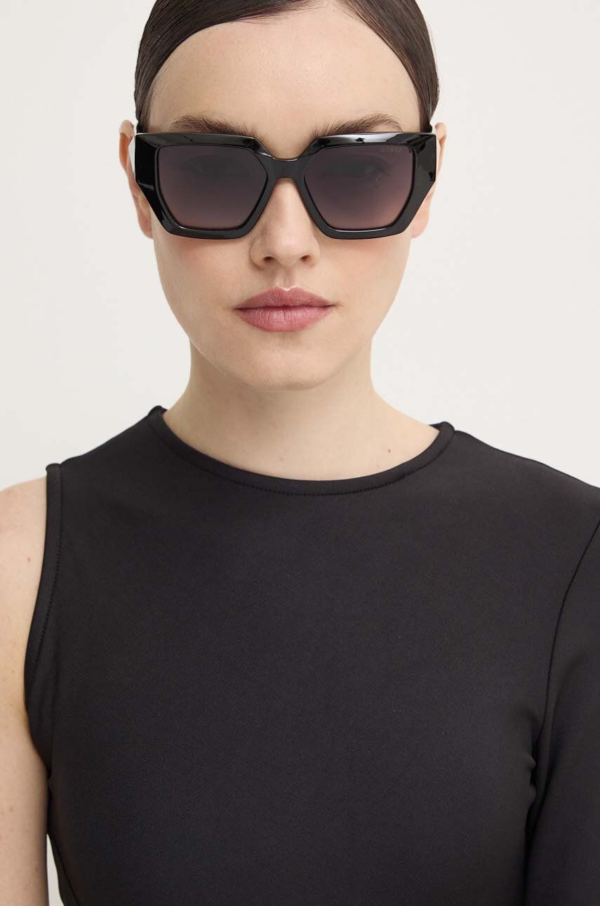 Sunčane naočale Guess za žene, boja: crna, GU7896_5301B-Guess 1
