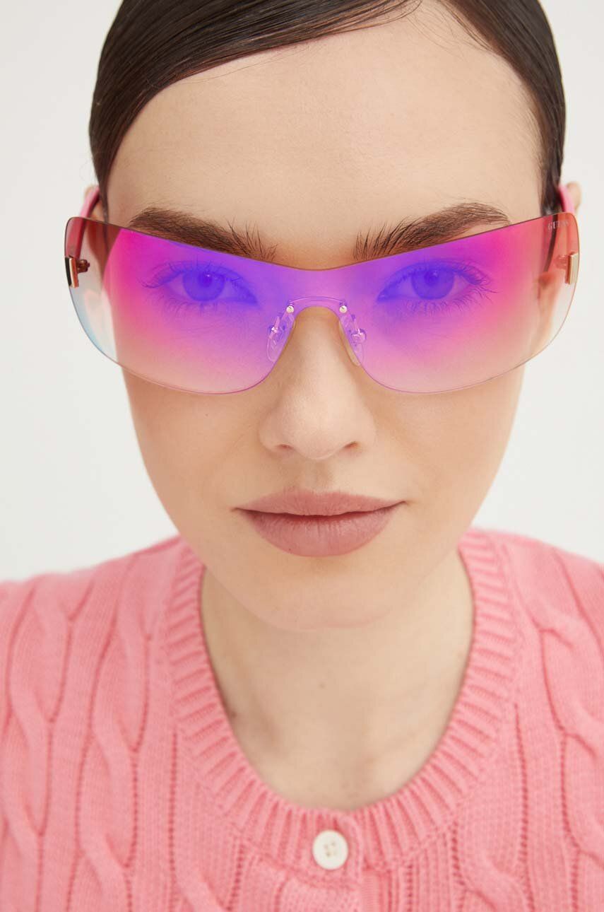 Sunčane naočale Guess za žene, boja: ružičasta, GU8287_0072U-Guess 1