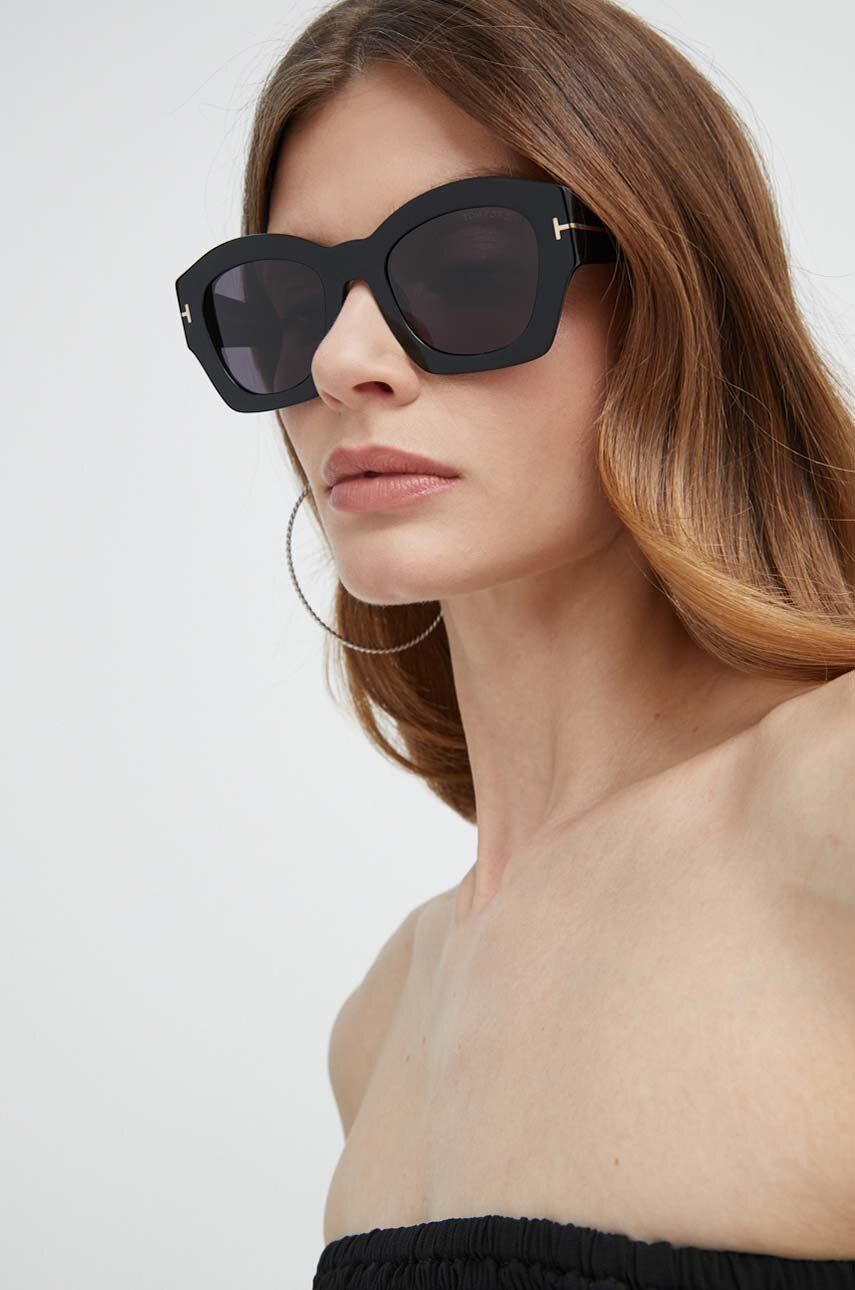 Tom Ford ochelari de soare femei, culoarea negru, FT1083_5201A