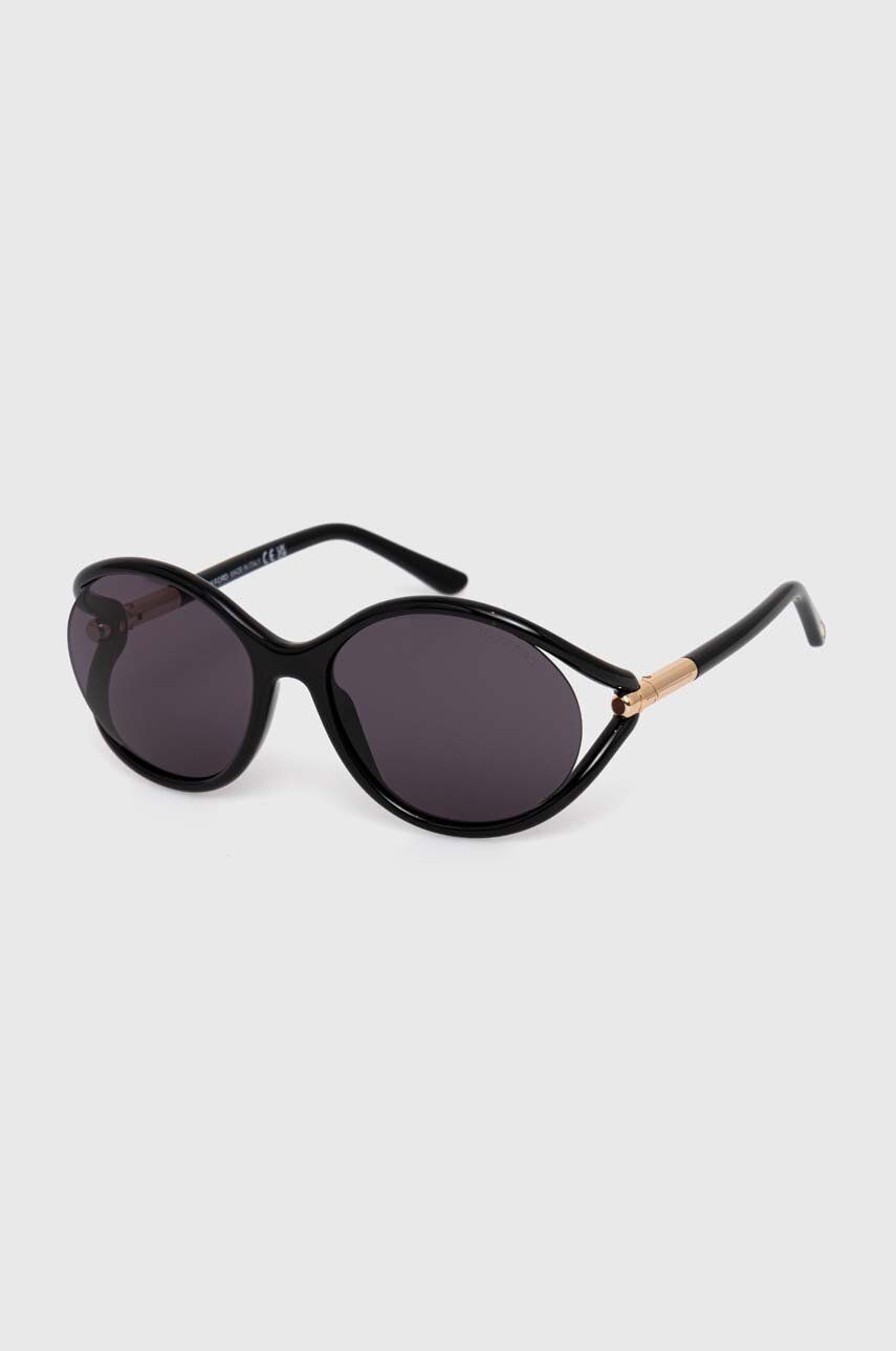 Tom Ford ochelari de soare femei, culoarea negru, FT1090_5901A