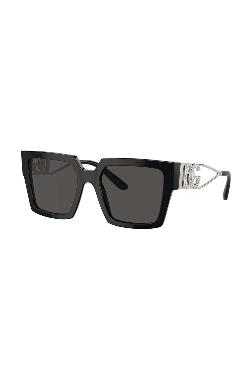 Dolce & Gabbana ochelari de soare femei, culoarea maro, 0DG4446B