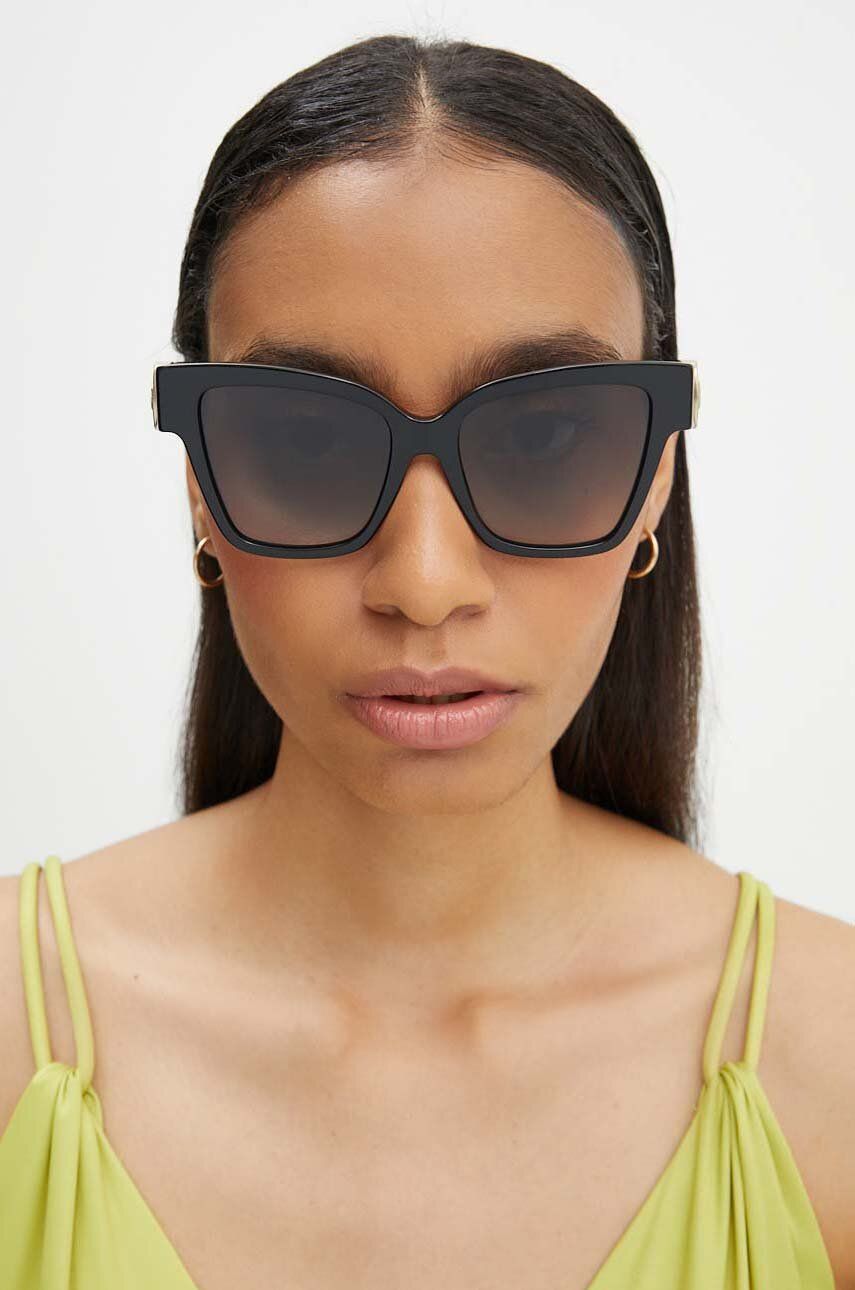 Dolce & Gabbana ochelari de soare femei, culoarea negru