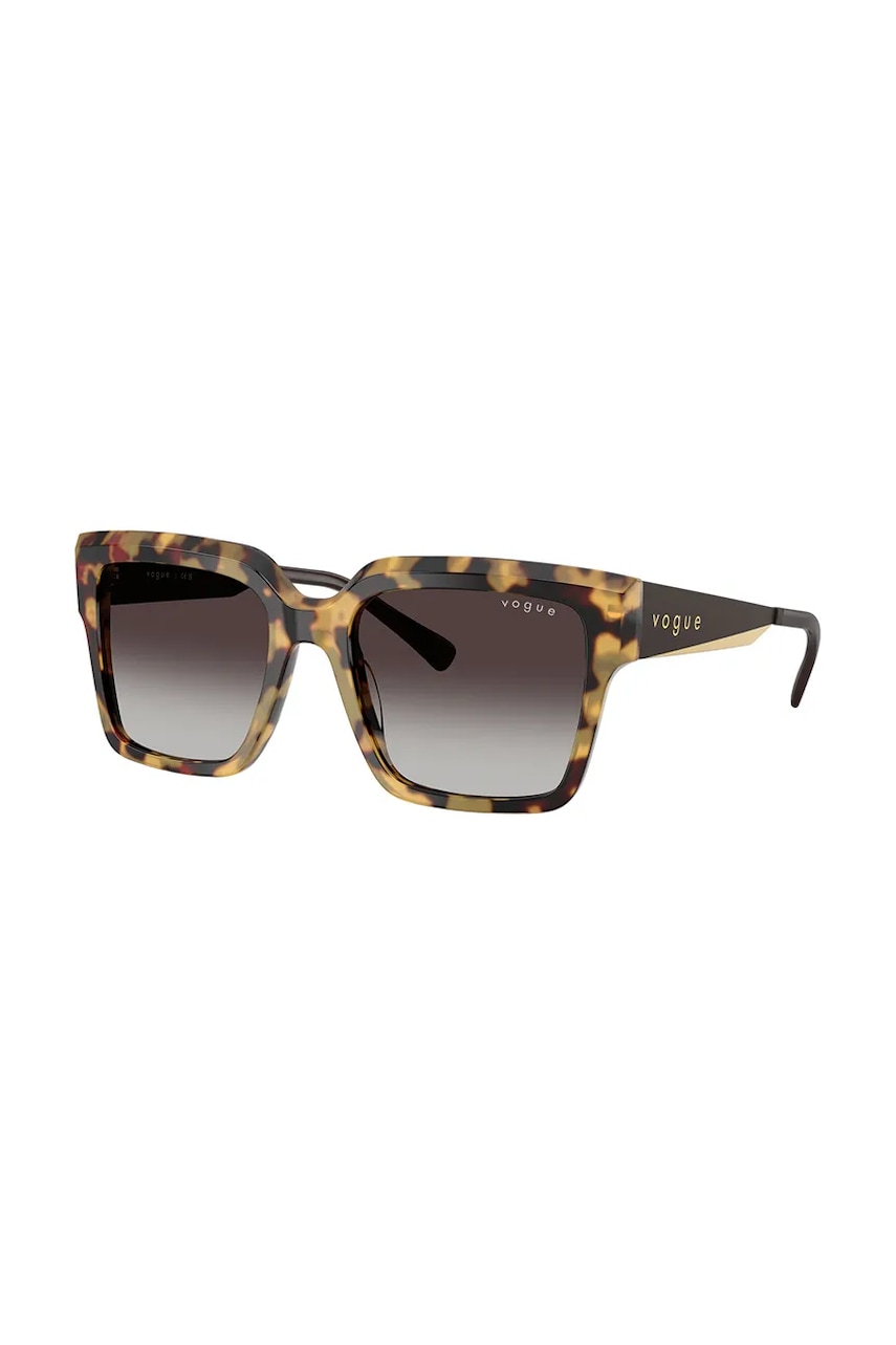 VOGUE ochelari de soare femei, culoarea galben, 0VO5553S