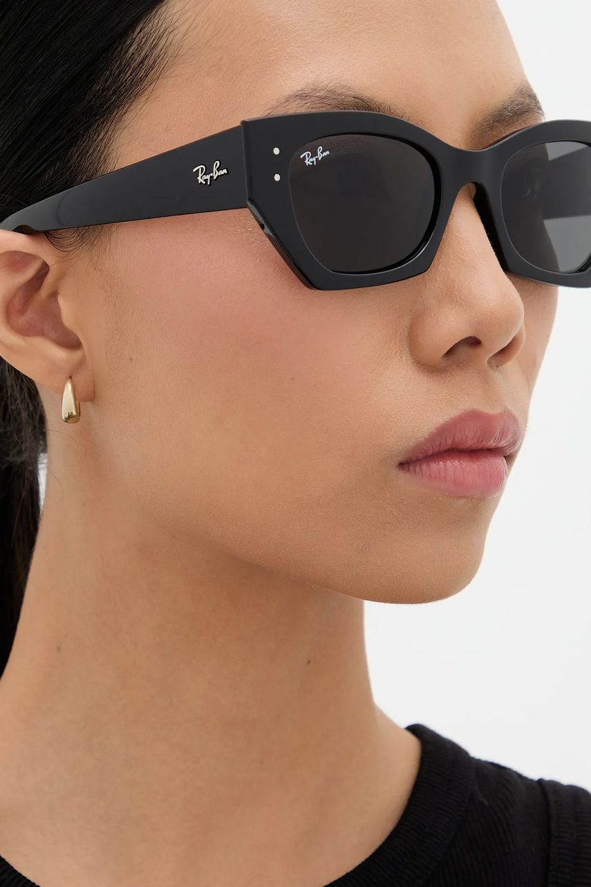 Γυαλιά ηλίου Ray-Ban χρώμα: μαύρο, 0RB4430 φωτογραφία