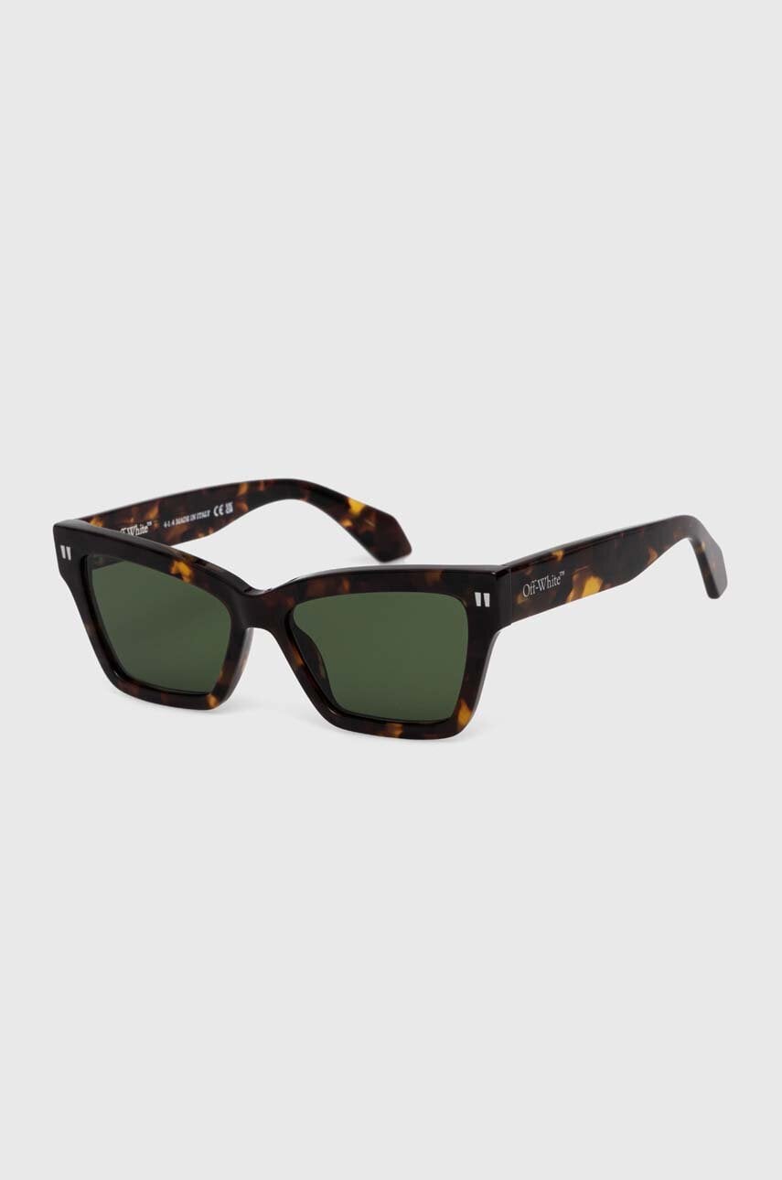 Off-White ochelari de soare femei, culoarea maro, OERI110_546055 Off-White ochelari de soare femei, culoarea maro, OERI110_546055