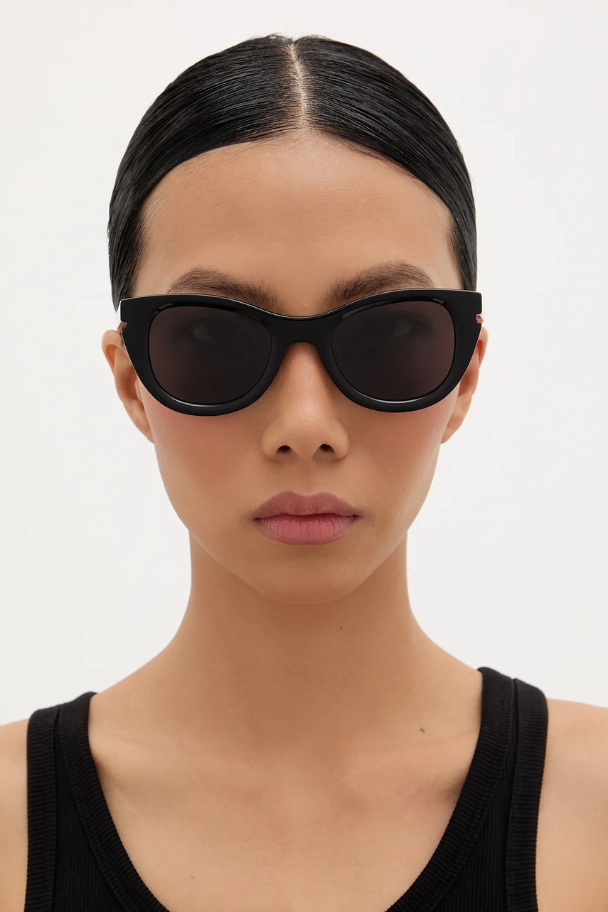 Γυαλιά ηλίου Off-White χρώμα: μαύρο, OERI112_501007 φωτογραφία