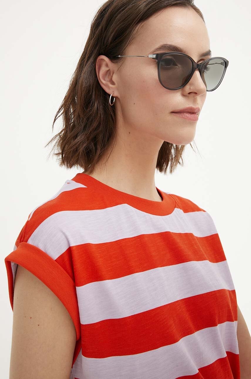 Emporio Armani ochelari de soare femei, culoarea negru