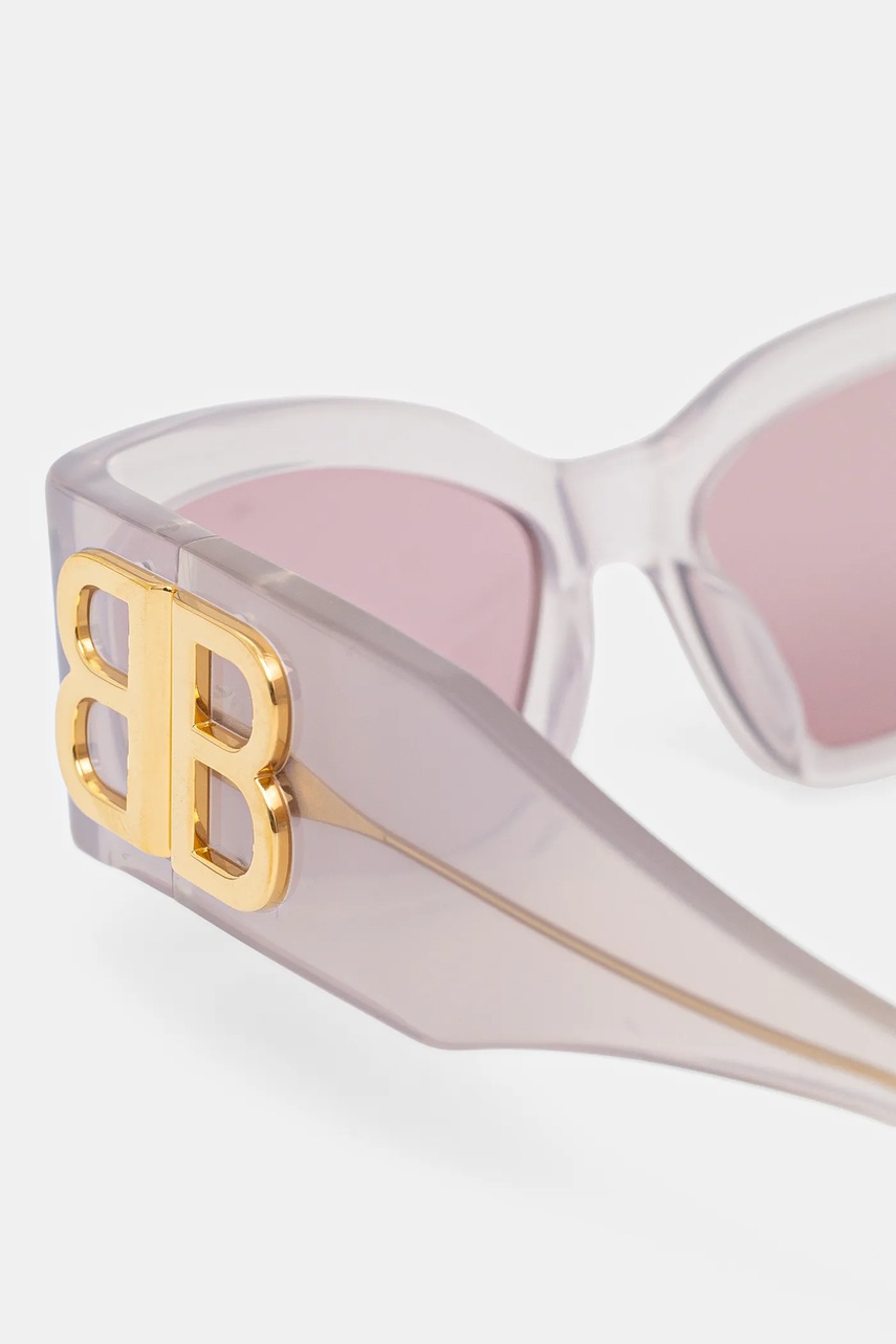Γυαλιά ηλίου Balenciaga χρώμα: άσπρο, BB0321S φωτογραφία