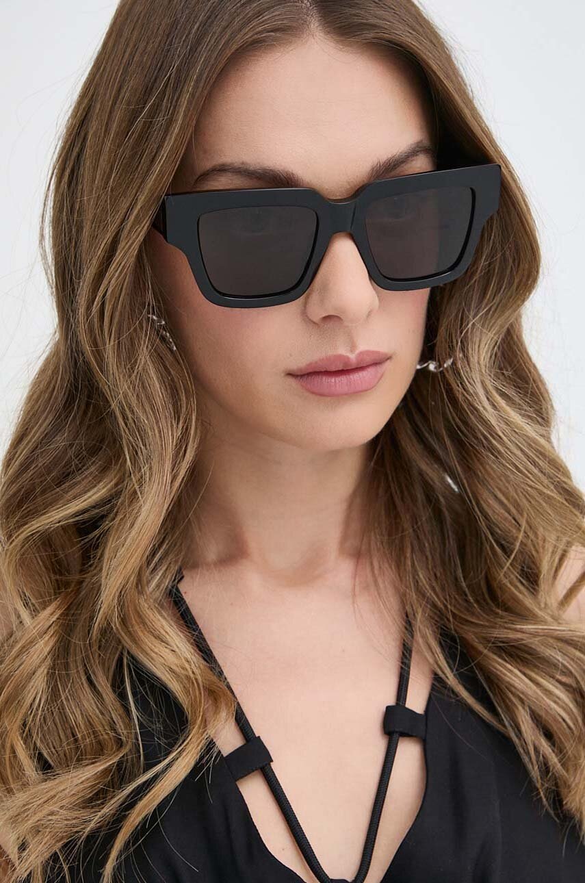 Γυαλιά ηλίου Bottega Veneta χρώμα: μαύρο, BV1276S φωτογραφία