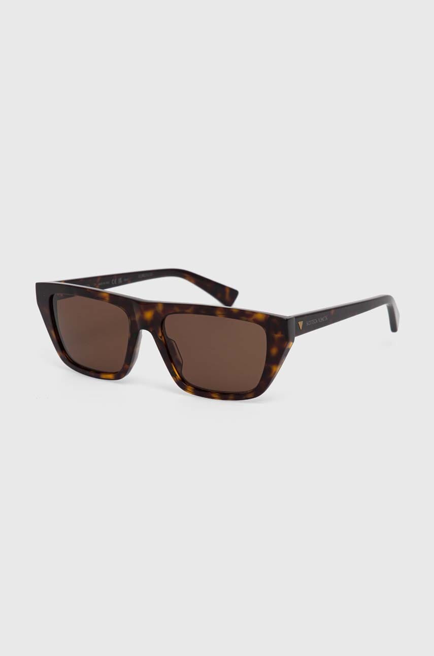 Γυαλιά ηλίου Bottega Veneta χρώμα: καφέ, BV1291S φωτογραφία