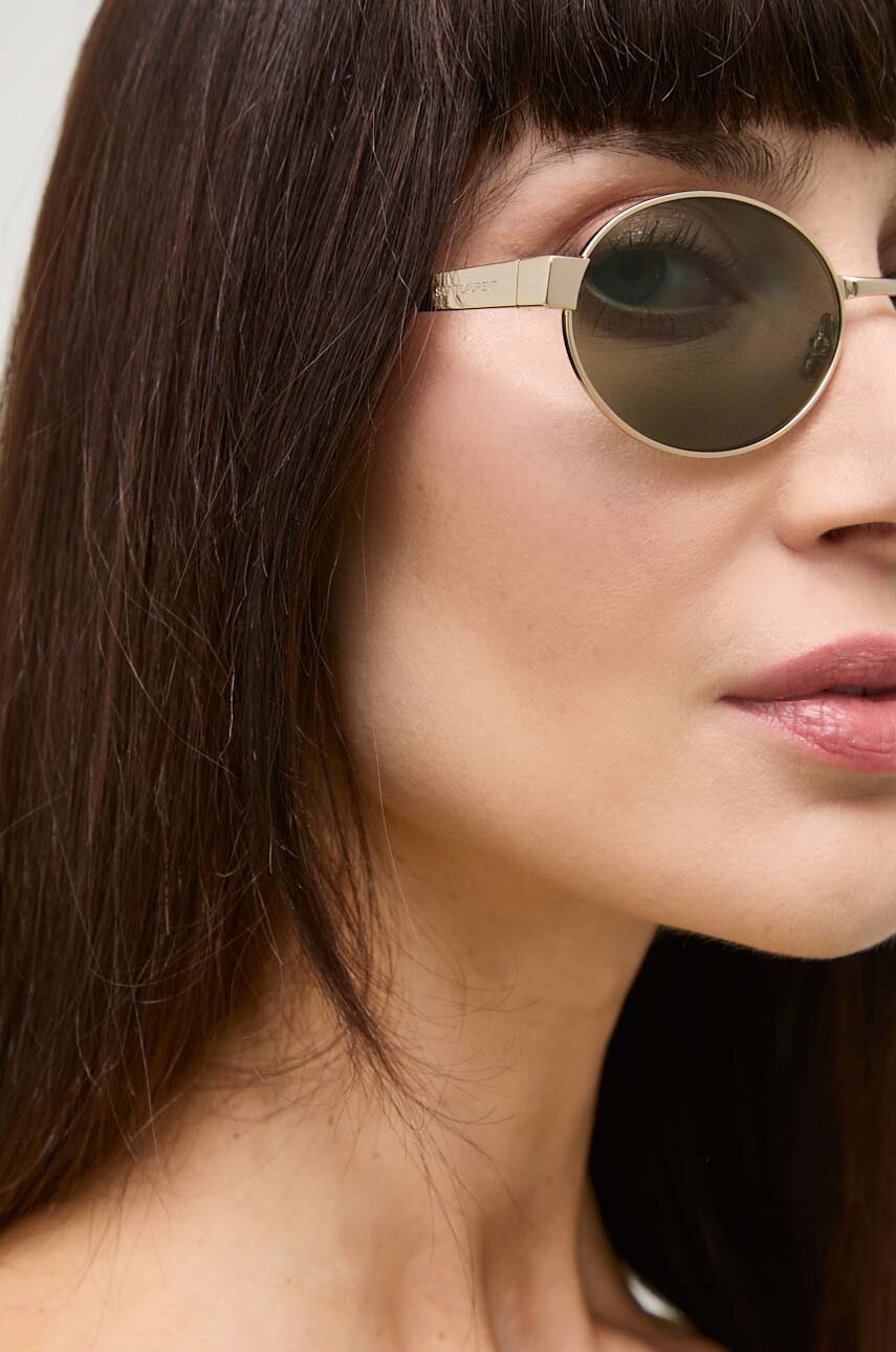 Γυαλιά ηλίου Saint Laurent χρώμα: χρυσαφί, SL 692 φωτογραφία
