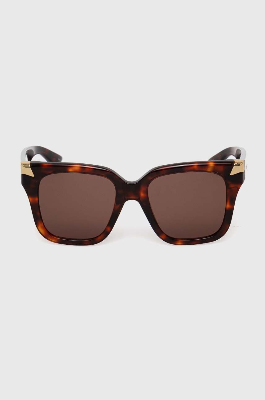 Alexander McQueen Ochelari De Soare Femei, Culoarea Maro, AM0440S