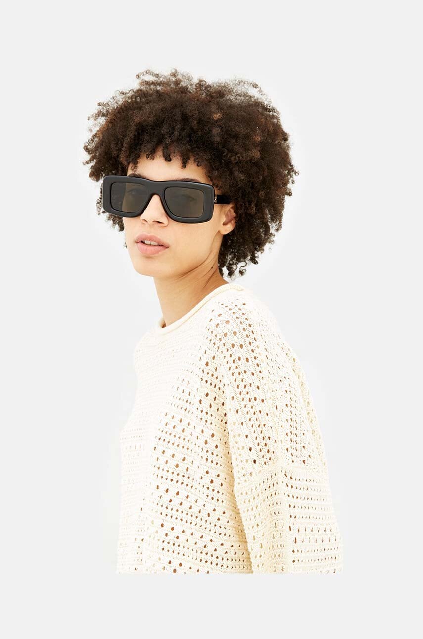Retrosuperfuture ochelari de soare femei, culoarea negru