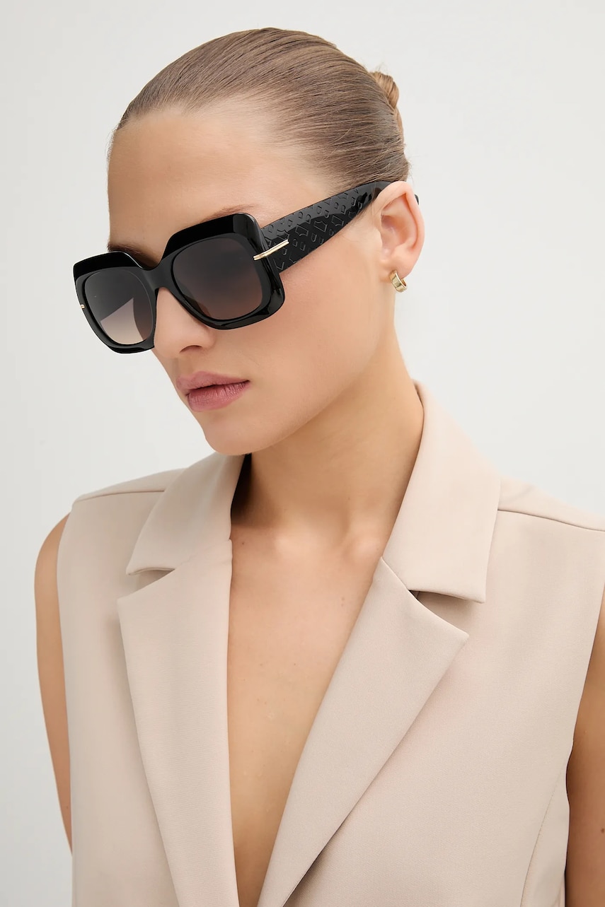 BOSS ochelari de soare femei, culoarea negru, BOSS 1730/S