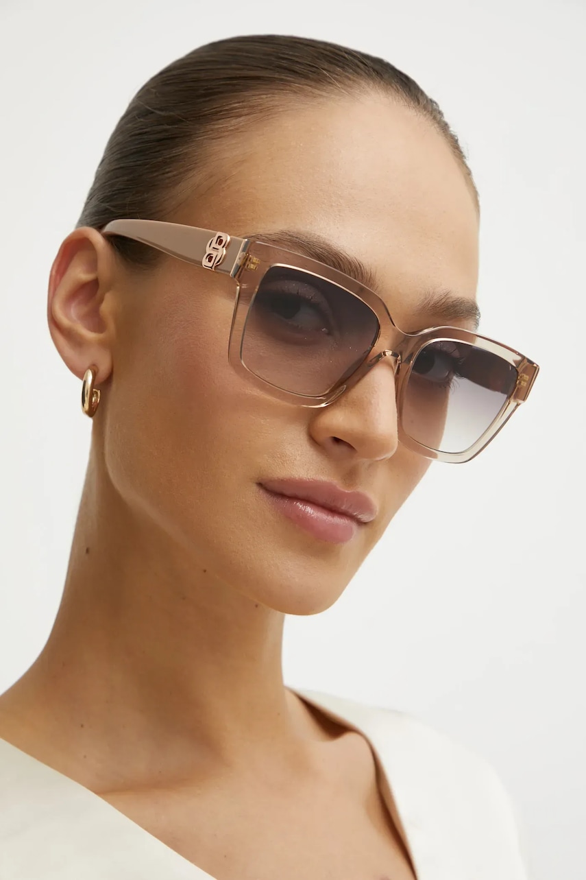 BOSS ochelari de soare femei, culoarea maro, BOSS 1744/S
