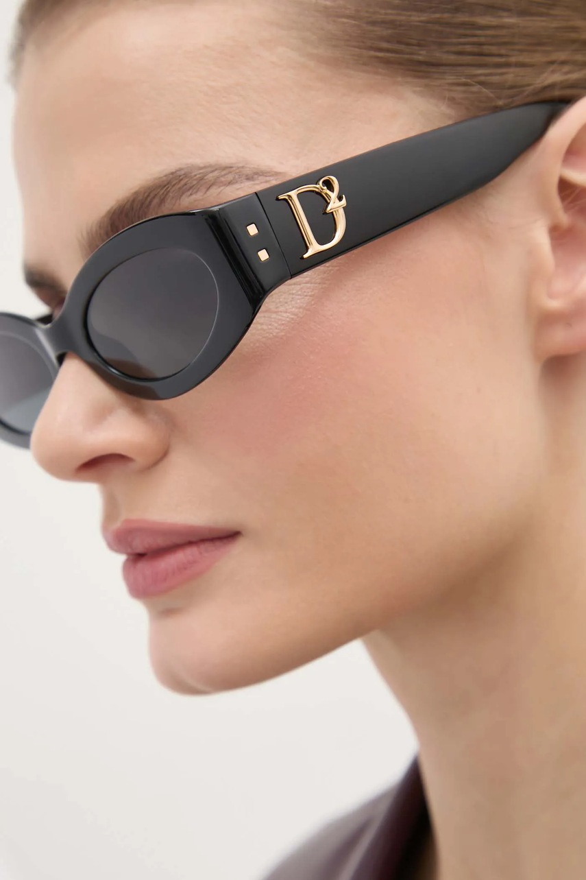Γυαλιά ηλίου DSQUARED2 χρώμα: μαύρο, D2 0150/G/S φωτογραφία