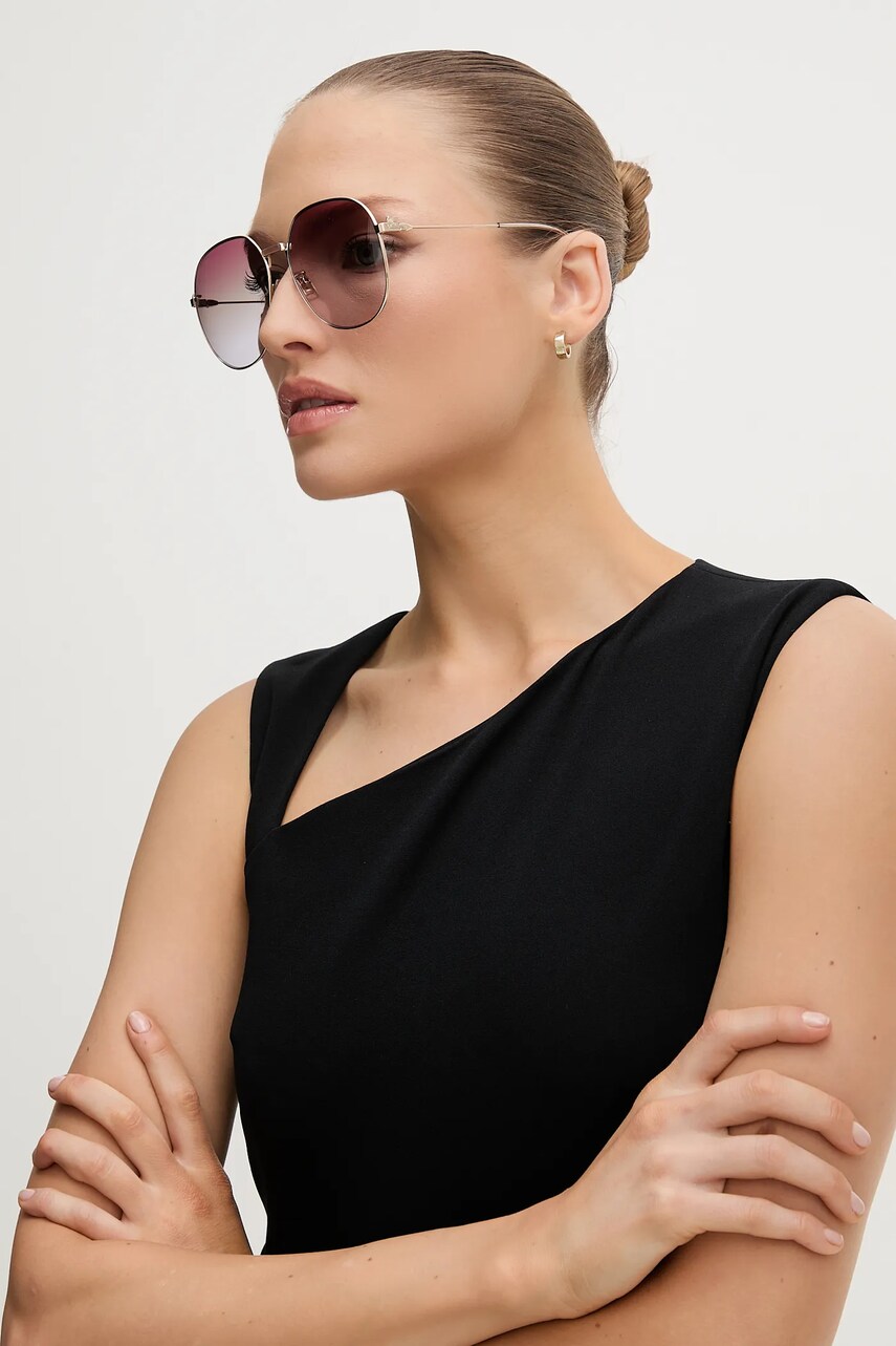 Levně Sluneční brýle Etro dámské, zlatá barva, ETRO 0060/F/S