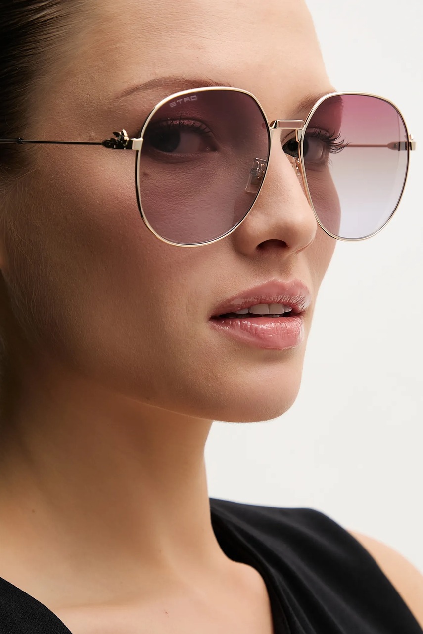 Γυαλιά ηλίου Etro χρώμα: χρυσαφί, ETRO 0060/F/S φωτογραφία