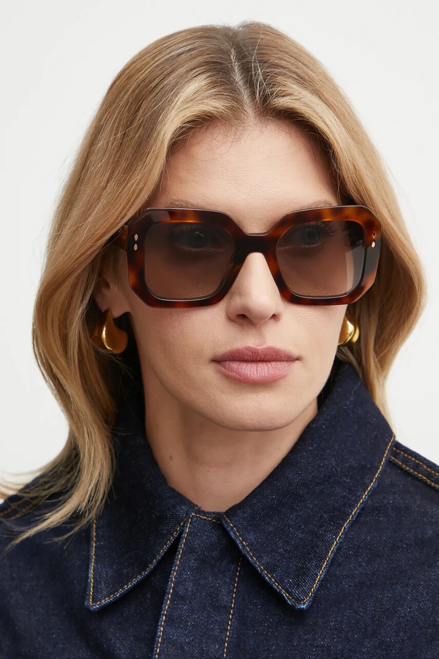 Isabel Marant ochelari de soare femei, culoarea maro, IM 0190/G/S