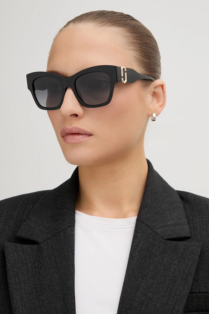 Marc Jacobs ochelari de soare femei, culoarea negru, MARC 762/S