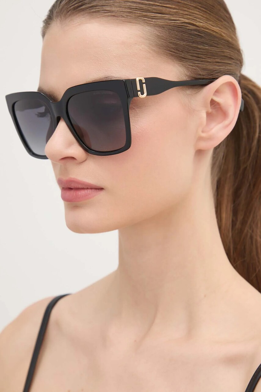 Marc Jacobs ochelari de soare femei, culoarea negru, MARC 764/S