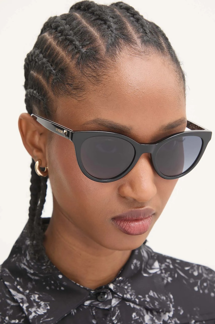 Love Moschino ochelari de soare femei, culoarea negru, MOL079/S Love Moschino ochelari de soare femei, culoarea negru, MOL079/S