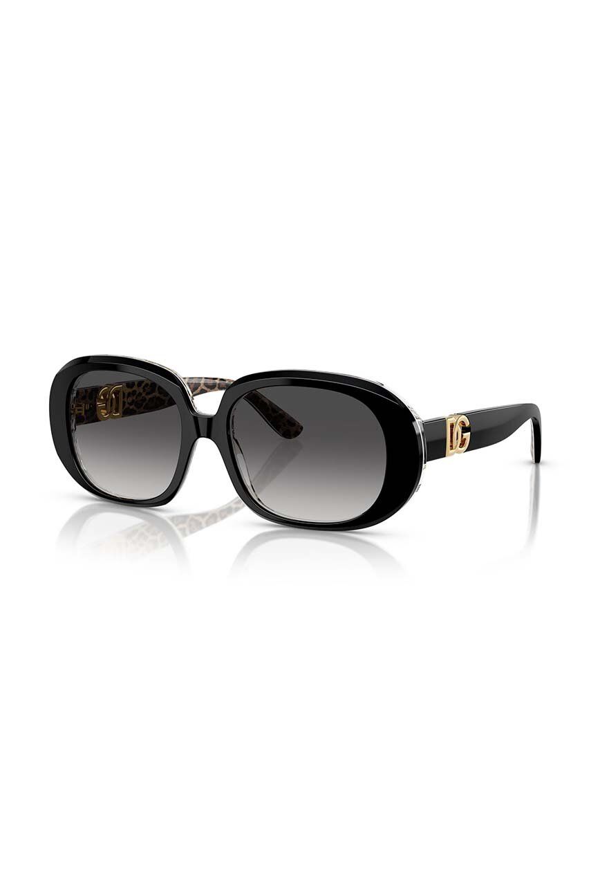 Dolce & Gabbana ochelari de soare femei, culoarea negru, 0DG4476